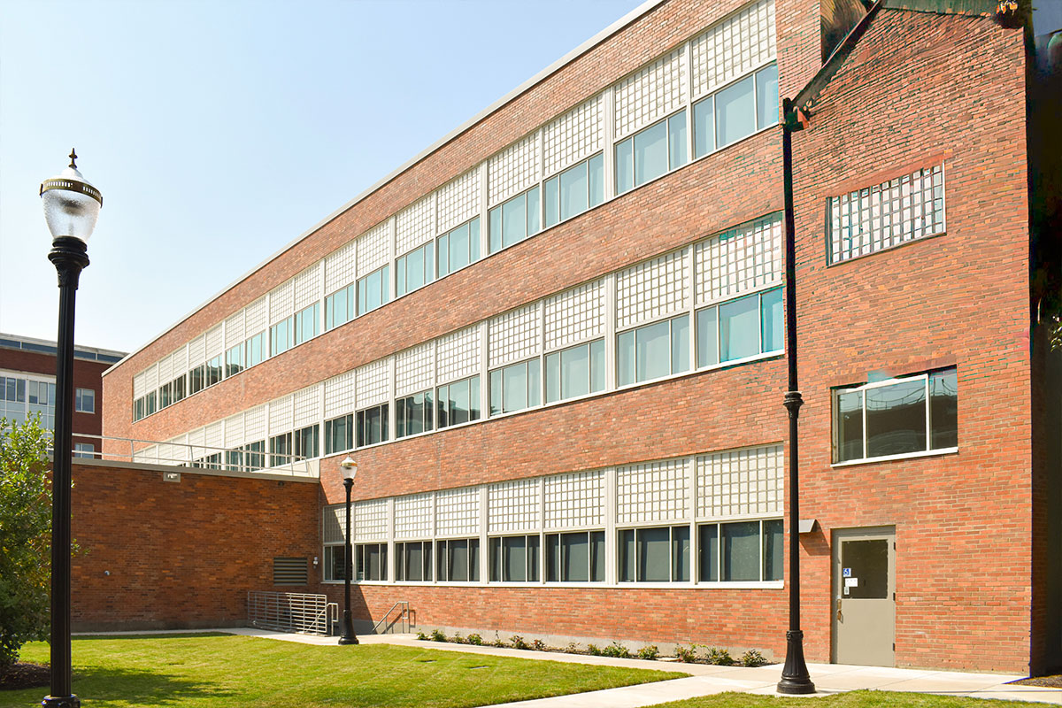 Withycombe Hall Glass at OSU